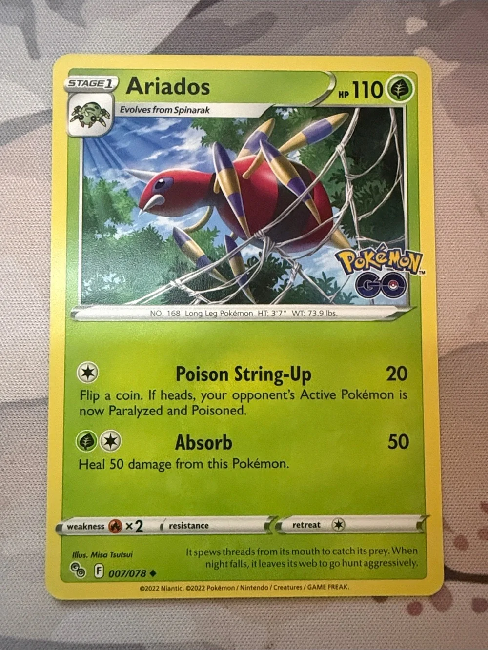 Spinarak & Ariados Evolution Line Lot | 4 Pokémon Cards | ✨5/$25✨